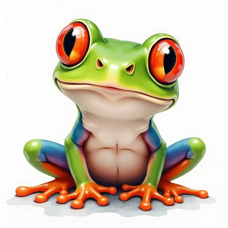 Levně Žabička cute (NAŽEHLOVAČKA)