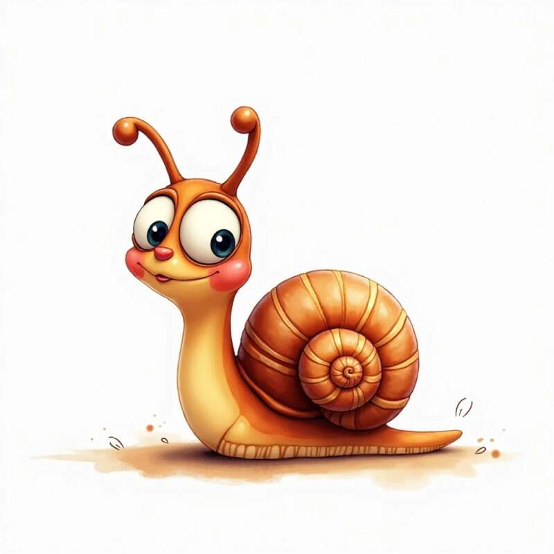 Levně Šneček cute (NAŽEHLOVAČKA)