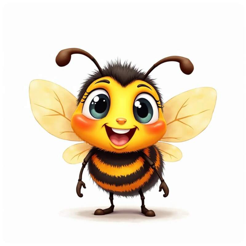 Levně Včelka cute (NAŽEHLOVAČKA)