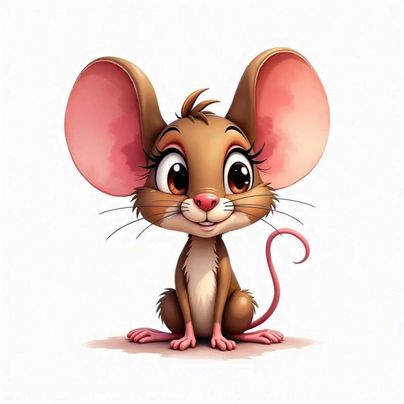Levně Myška cute (NAŽEHLOVAČKA)