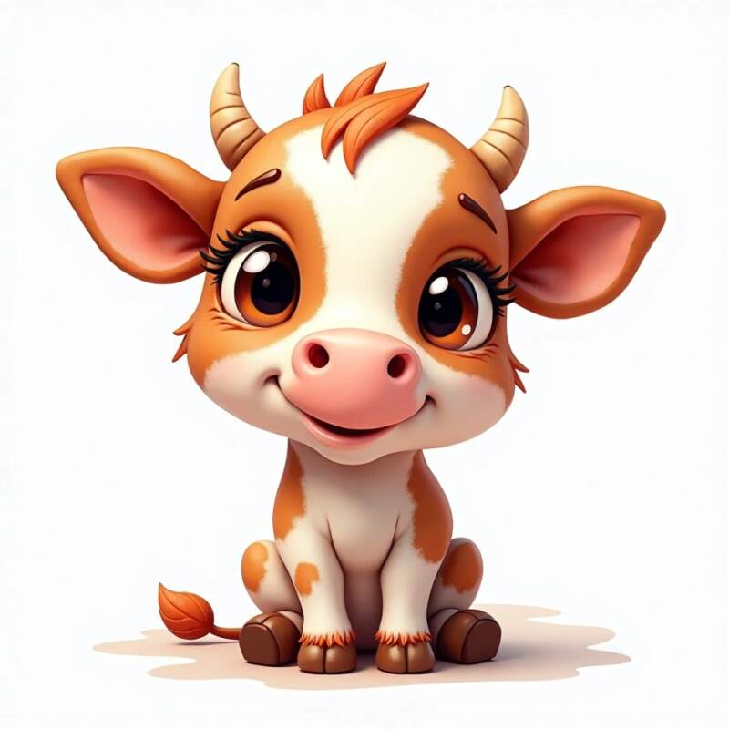 Levně Kravička cute (NAŽEHLOVAČKA)