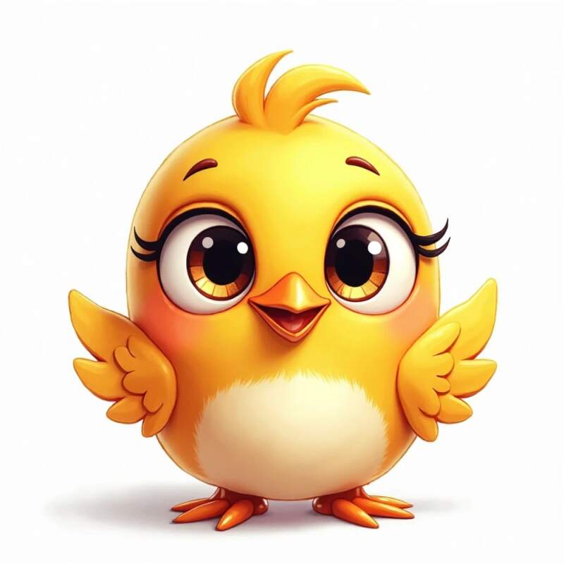 Levně Kuřátko cute II (NAŽEHLOVAČKA)