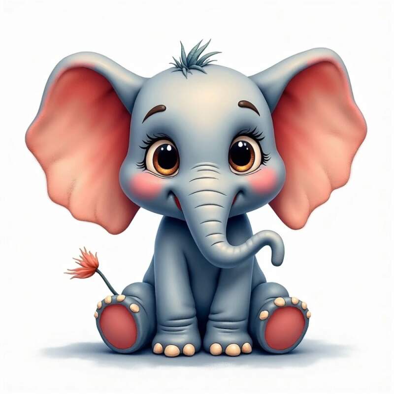 Levně Sloník cute (NAŽEHLOVAČKA)