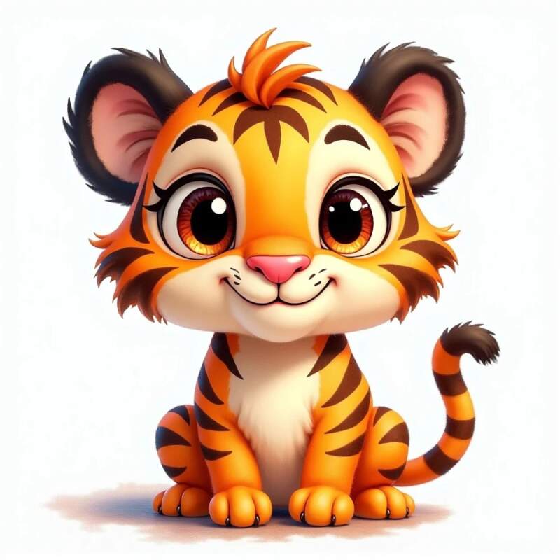 Levně Tygřík cute (NAŽEHLOVAČKA)