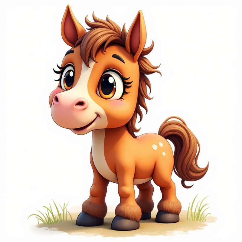 Levně Koník cute (NAŽEHLOVAČKA)