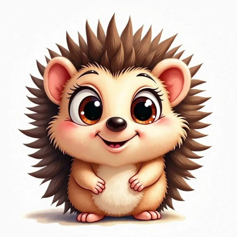 Levně Ježek cute (NAŽEHLOVAČKA)