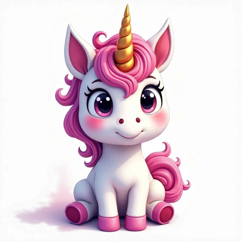 Levně Unicorn cute (NAŽEHLOVAČKA)