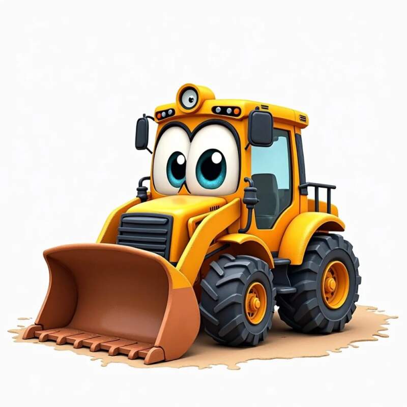 Levně Bagr cute (NAŽEHLOVAČKA)