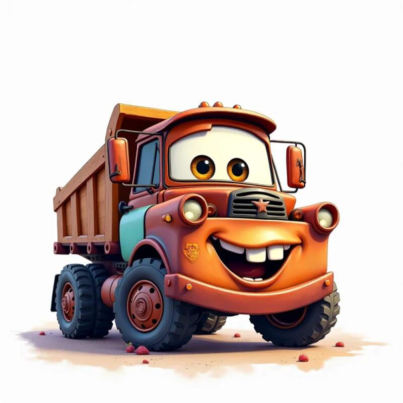 Levně Náklaďák cute (NAŽEHLOVAČKA)