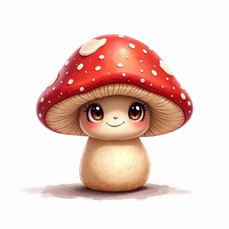 Levně Houba cute (NAŽEHLOVAČKA)