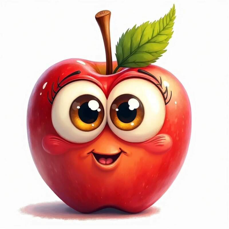 Levně Jablíčko cute (NAŽEHLOVAČKA)