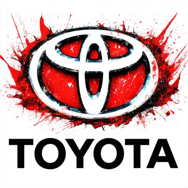 Levně Toyota znak (NAŽEHLOVAČKA)