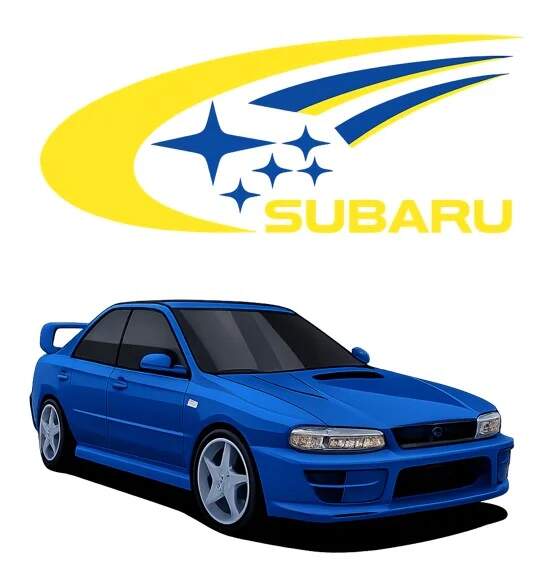 Levně Subaru impreza (NAŽEHLOVAČKA)