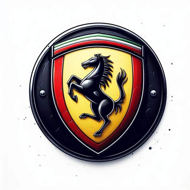 Levně Ferrari cool znak (NAŽEHLOVAČKA)