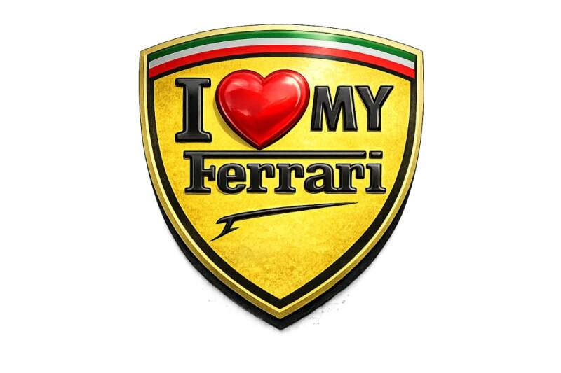 Levně Ferrari znak (NAŽEHLOVAČKA)