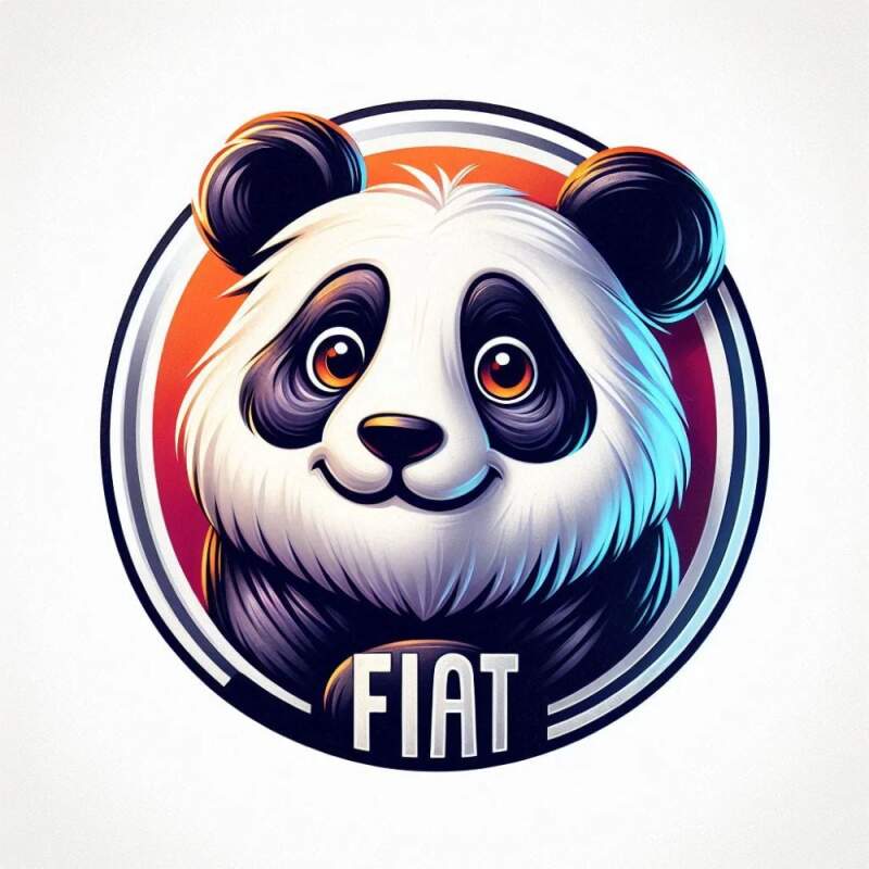 Levně Fiat panda (Nažehlovačka auto)