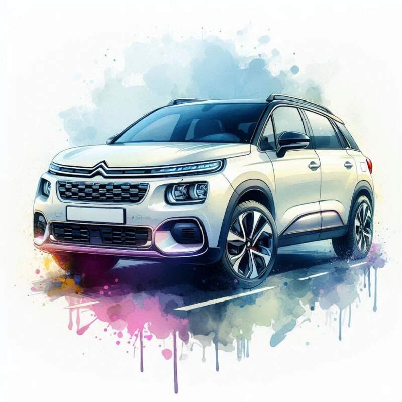 Levně Citroen C5 X bílý (NAŽEHLOVAČKA)