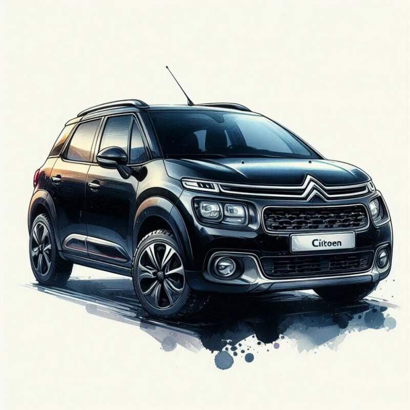 Levně Citroen Jumper černý (NAŽEHLOVAČKA)
