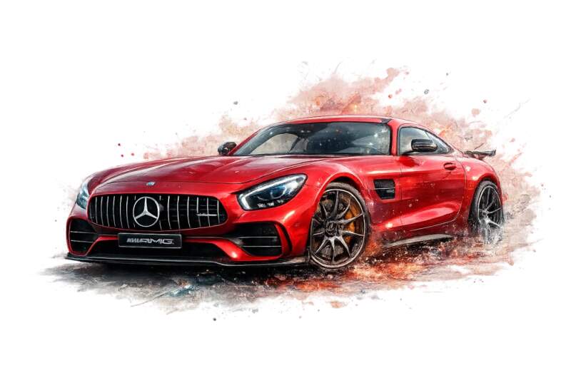Levně Mercedes-AMG GT: (NAŽEHLOVAČKA)