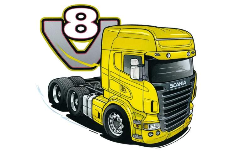 Levně Scania V8 (NAŽEHLOVAČKA)