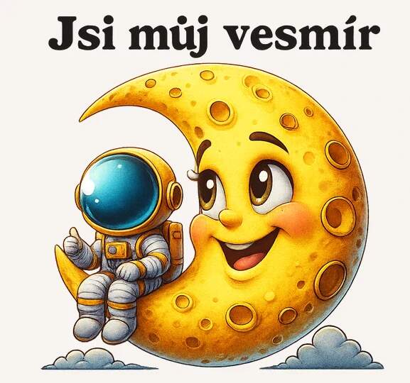 Levně Jsi můj vesmír (NAŽEHLOVAČKA)