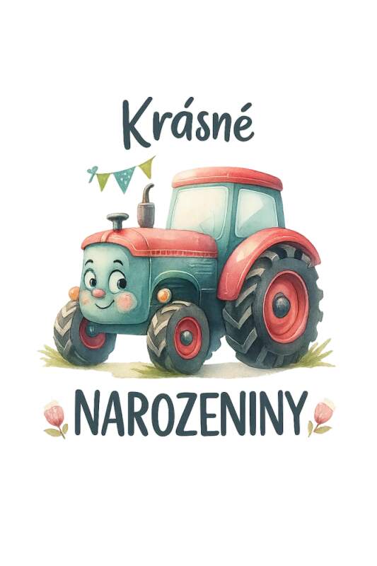 Levně Narozeniny traktůrek (NAŽEHLOVAČKA)