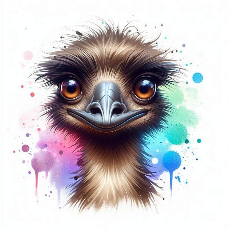 Levně Emu cute (NAŽEHLOVAČKA)