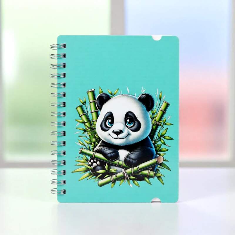 Levně Poznámkový blok A6 - panda (80 listů | Různé varianty)