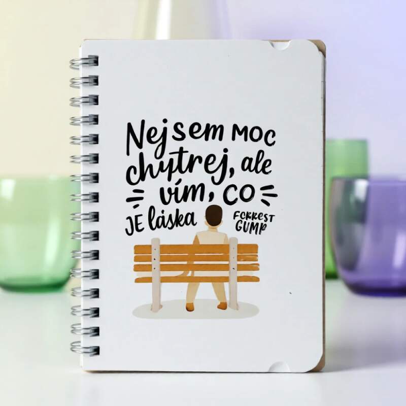 Levně Poznámkový blok A6 - Gump (80 listů | Různé varianty)