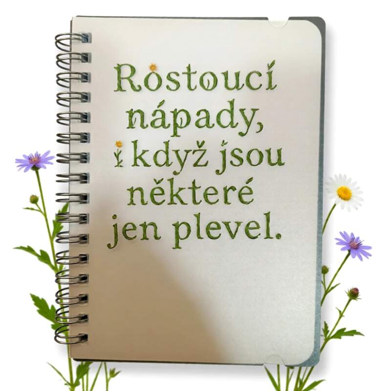 Levně Poznámkový blok A6 - plevel (80 listů | Různé varianty)