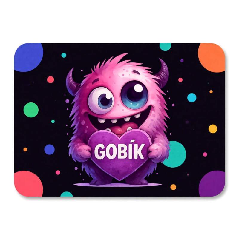 Levně Podložka pod myš Gobík (Textilní podložka se spodní gumou 235x196)