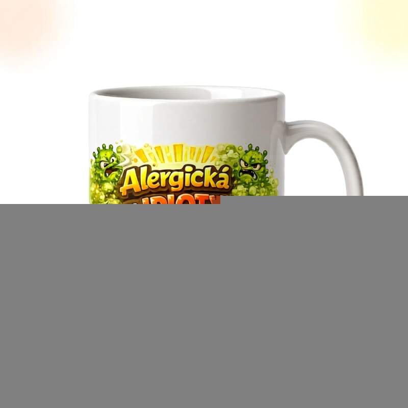Levně Alergická na idioty (Oboustranný potisk)