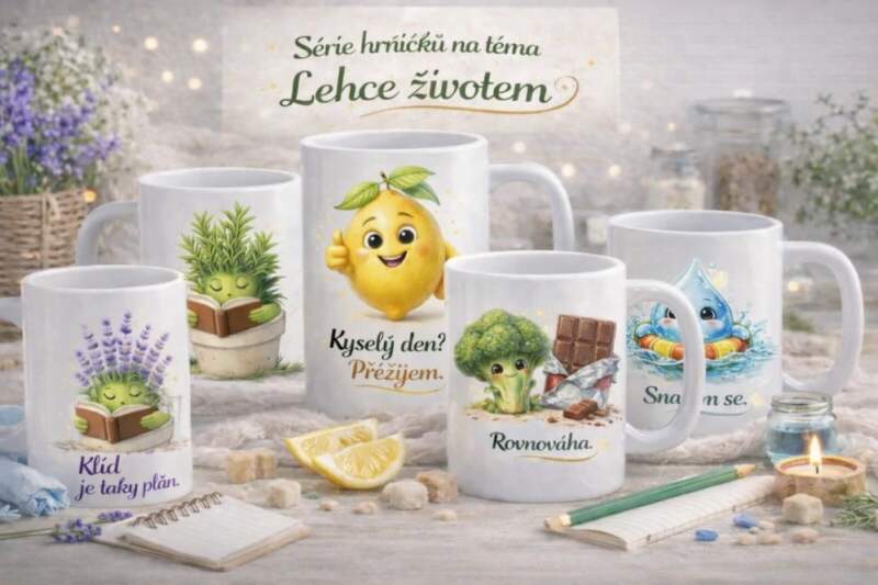 Levně Lehce životem - 5 motivů (Oboustranný potisk)