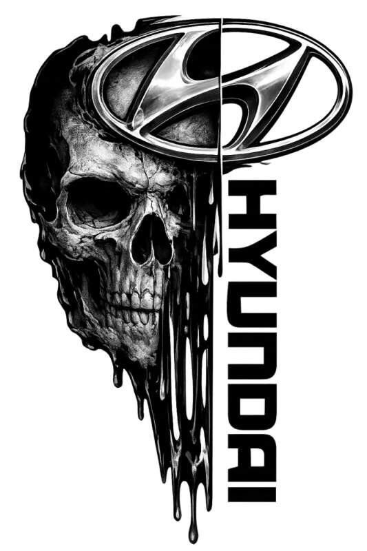 Levně Nažehlovačka Hyundai Skull Edition (NAŽEHLOVAČKA)