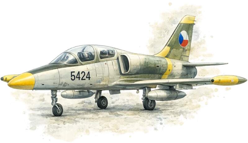 Levně Letadlo L39 Albatros (NAŽEHLOVAČKA)