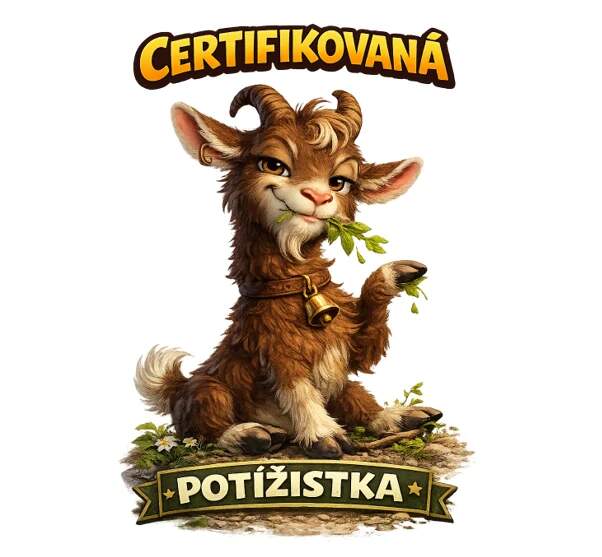 Levně Koza certifikovaná potížistka (NAŽEHLOVAČKA)