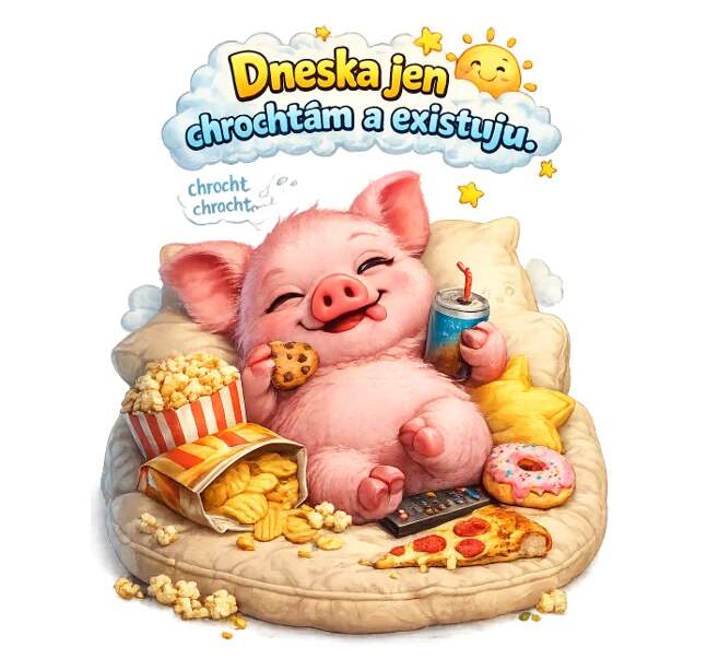 Levně Dneska jen chrochtám a existuji (NAŽEHLOVAČKA)