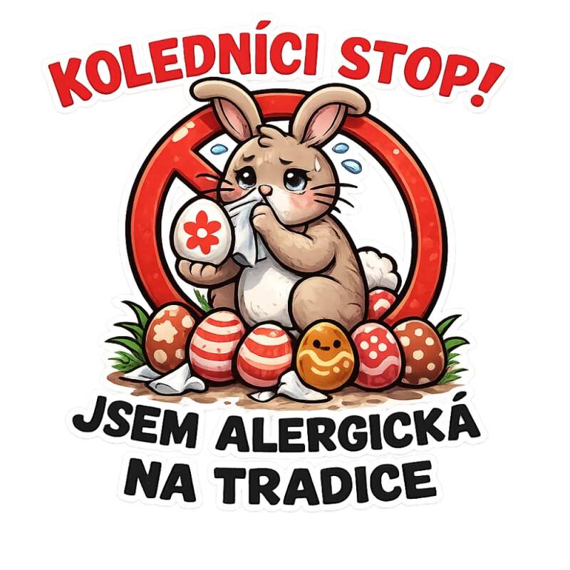 Levně Koledníci STOP - alergie (NAŽEHLOVAČKA)