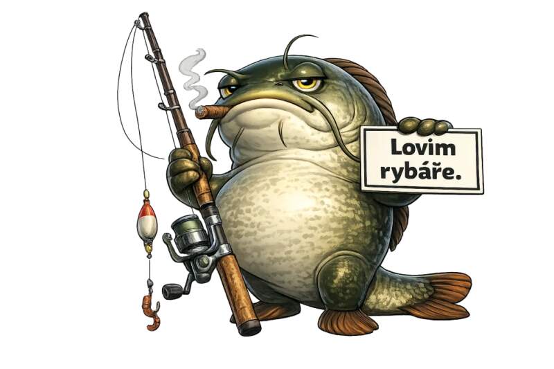 Levně Sumec lovím rybáře (NAŽEHLOVAČKA)
