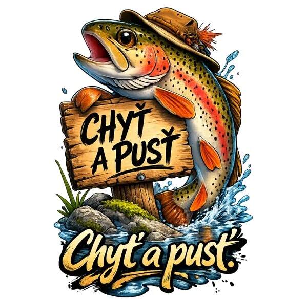 Levně Pstruh - chyť a pusť (NAŽEHLOVAČKA)