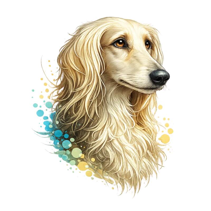 Levně Perský chrt - saluki světlá (NAŽEHLOVAČKA)