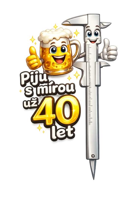 Levně Piju s mírou už 40 let (NAŽEHLOVAČKA)