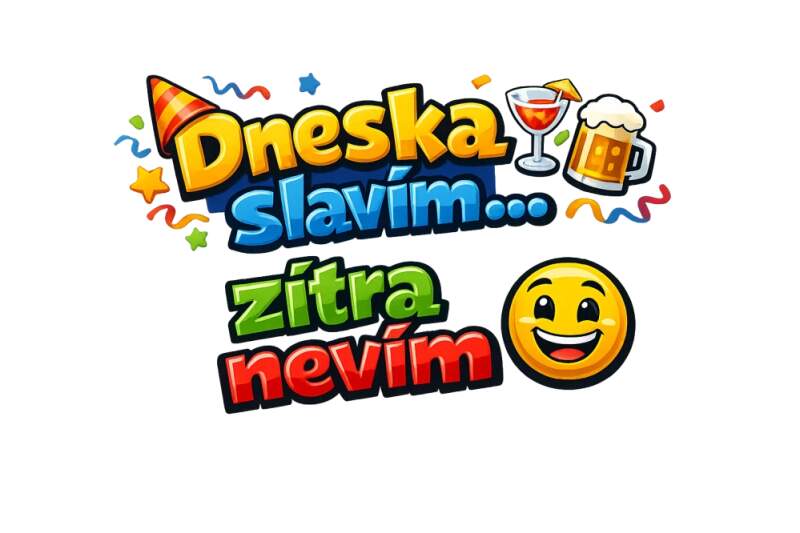 Levně Dneska slavím, zítra nevím... (NAŽEHLOVAČKA)