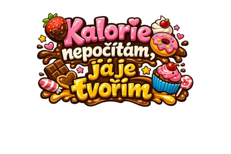 Levně Cukrářka - kalorie nepočítám (NAŽEHLOVAČKA)