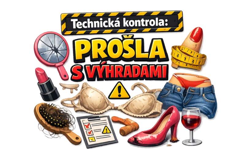 Levně Technická kontrola - prošla s výhradami (NAŽEHLOVAČKA)