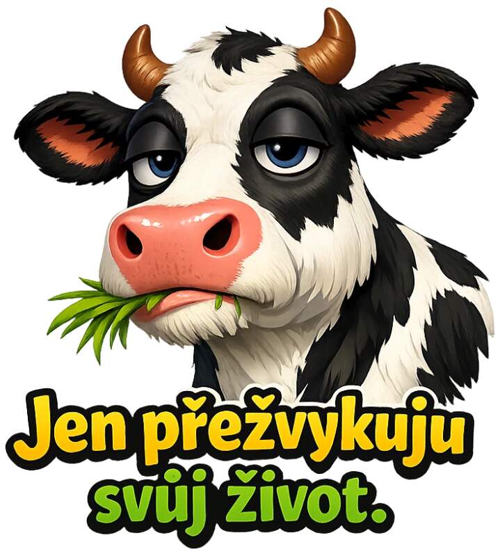 Levně Kráva - jen přežvykuji svůj život (NAŽEHLOVAČKA)