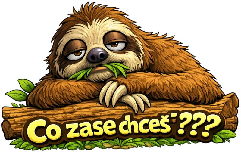 Levně Lenochod - co zase chceš. (NAŽEHLOVAČKA)