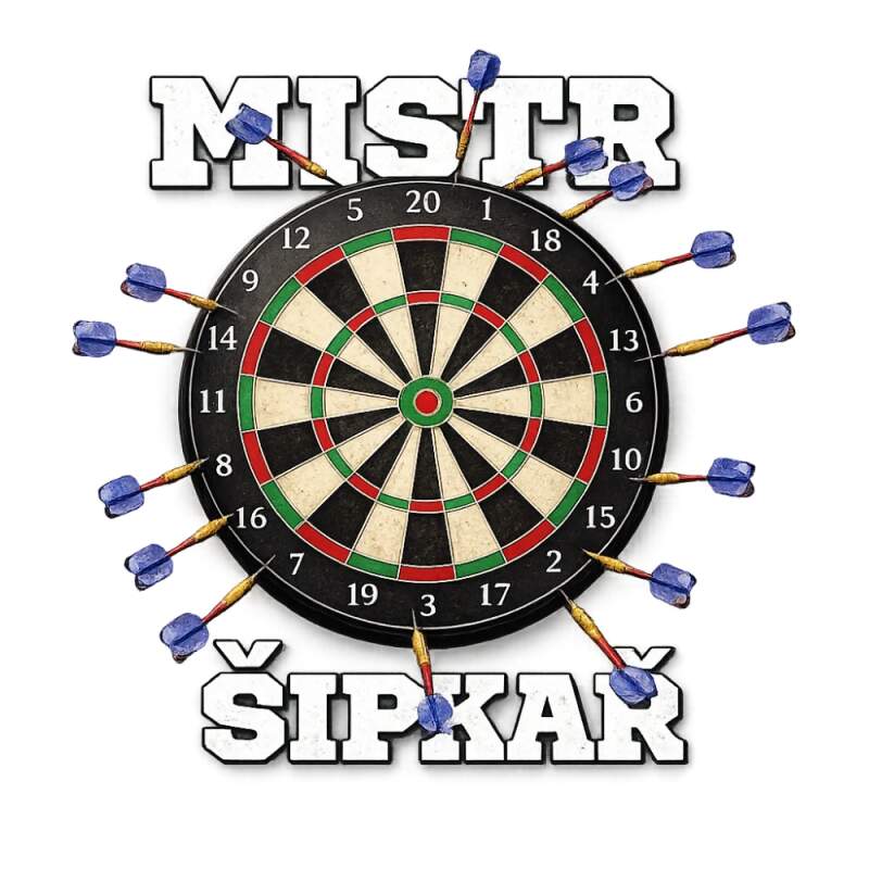 Levně Mistr šipkař (NAŽEHLOVAČKA)