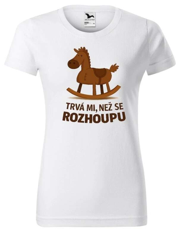Levně Tričko houpací kůň (Dámské)