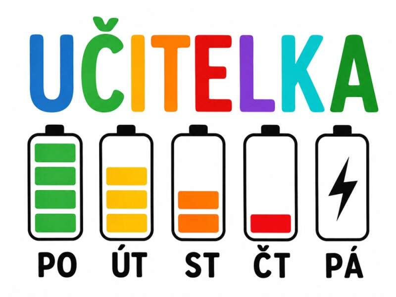 Levně Učitelka - energie (NAŽEHLOVAČKA)